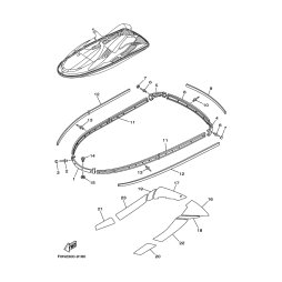 CAP, GUNWALE BOW