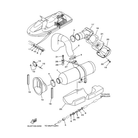 HOSE, EXHAUST