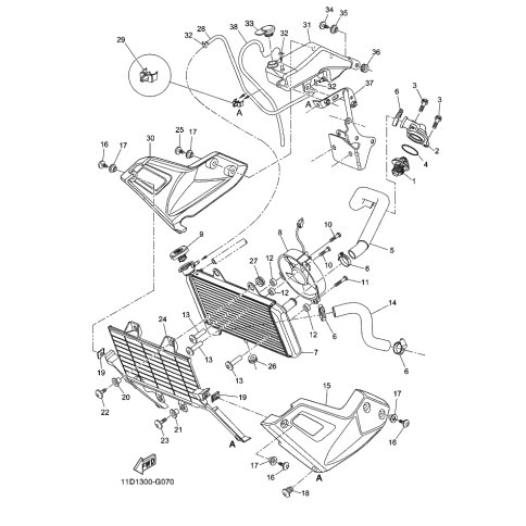 RADIATOR COVER ASSY
