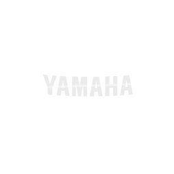 Reflektierender Yamaha Aufkleber für Vorderradfelge silber