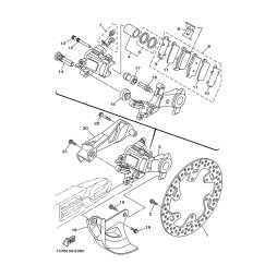 BREMSSATTEL KOMPL., HINTEN