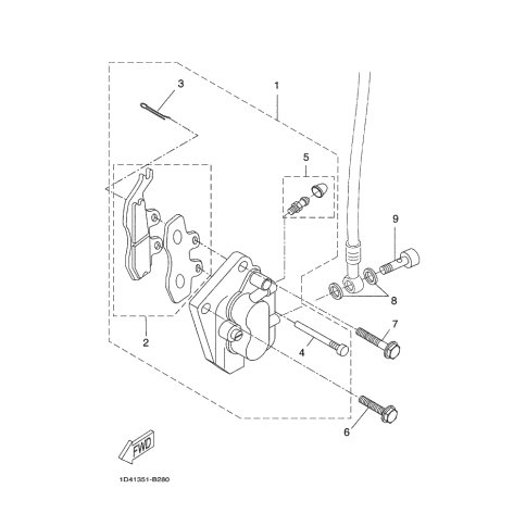 BREMSSATTEL KOMPL.(L)