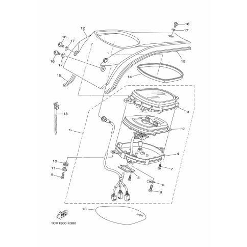 ABDECKUNG, INSTRUMENT