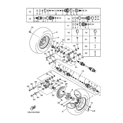 REAR DRIVE SHAFT ASSY