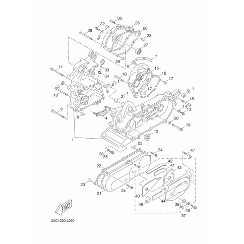 DECKEL, KURBELGEHAUSE 2