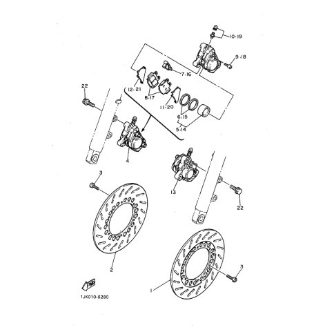 BREMSSATTEL KOMPL.