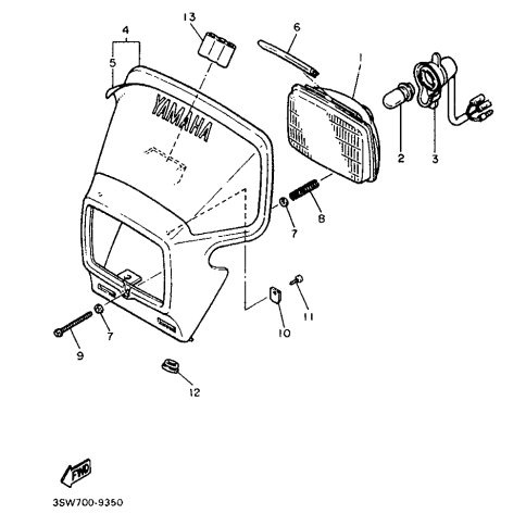 EMBLEM, SCHEINWERFER