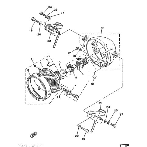 SCHEINWERFER KOMPL.