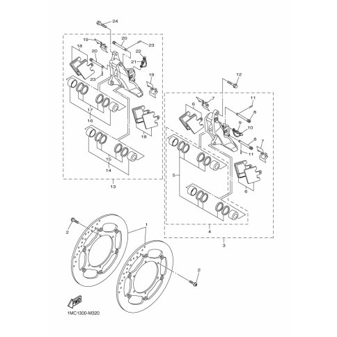 BREMSSATTEL KOMPL.(L)
