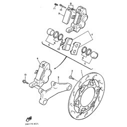 KONSOLE, BREMSSATTEL