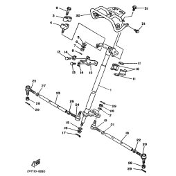 BRACKET, STEERING LOWER