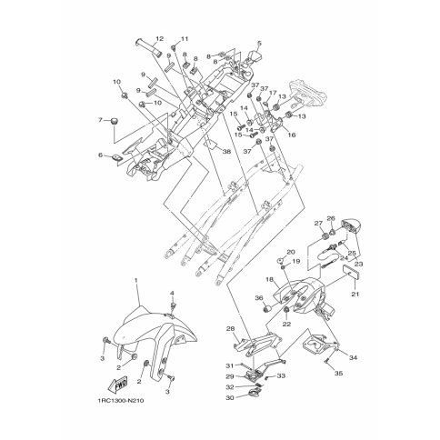 ZULASSUNGS. LEUCHTE KOMPL.