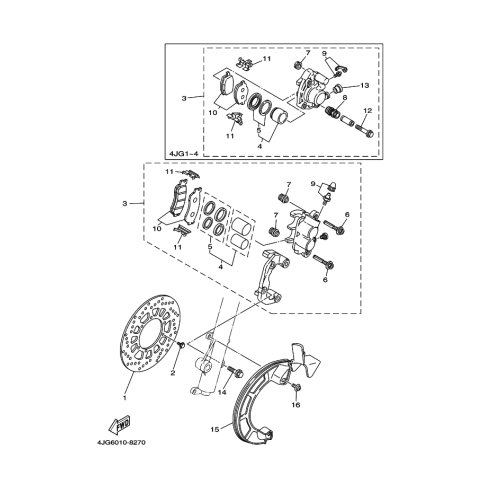 BREMSSATTEL KOMPL.(L)