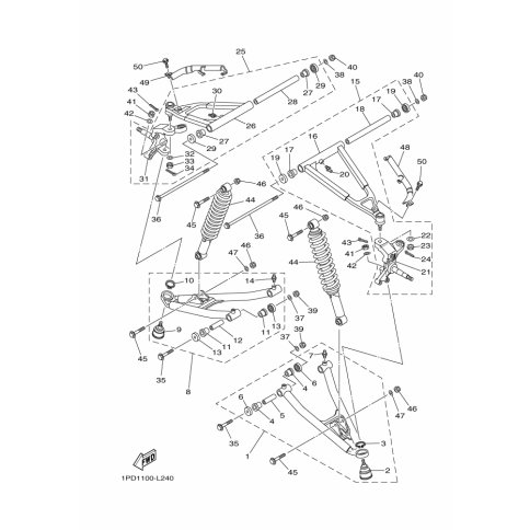 STEERING KNUCKLE ASSY (LEFT