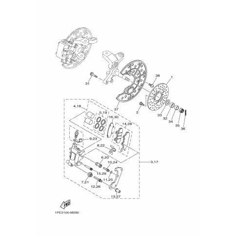 BREMSSATTEL KOMPL.(R)