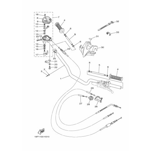 THROTTLE LEVER ASSY