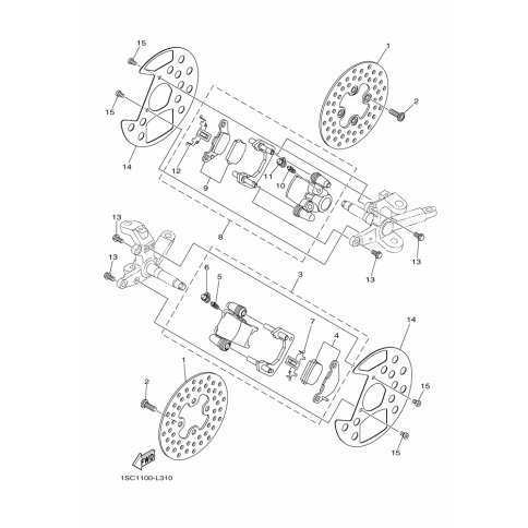 BREMSSATTEL KOMPL.(R)