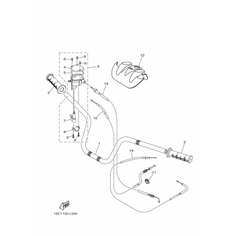 LEVER, THROTTLE