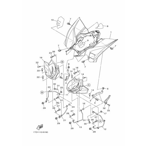 REAR FENDER ASSY