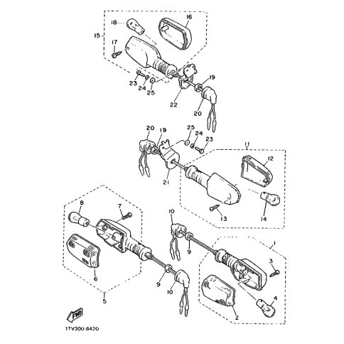 VORDERER BLINKER KOMPL. 2