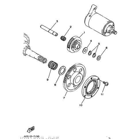 ANLASSERKETTENFUHRUNG