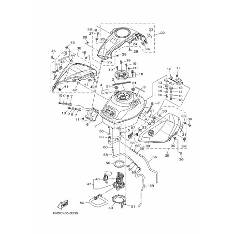 BRACKET, TANK FITT