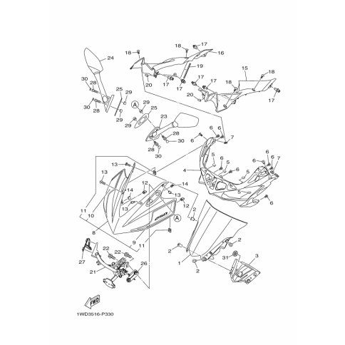 KAROSSERIE, V. OBEN 1