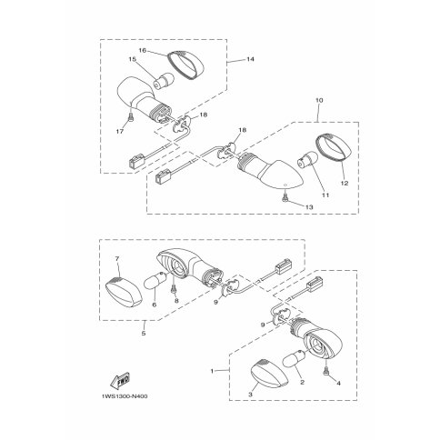 VORDERER BLINKER KOMPL. 1