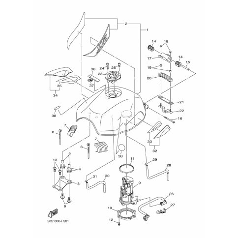 TANK SIDE COVER ASSY 2