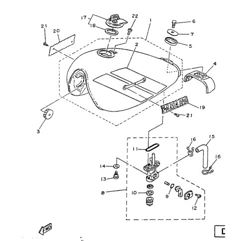 KRAFTSTOFFTANK KOMPL.