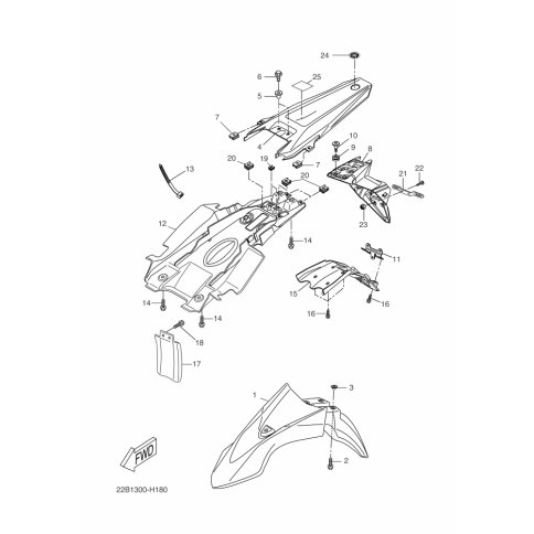 KOTFLUGEL, HINTERRAD