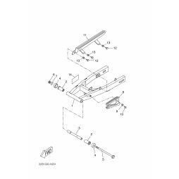 HINTERRADSCHWINGE KOMPL.