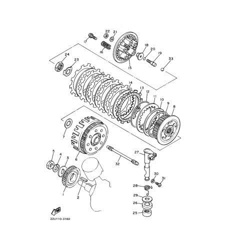 PRIMARABTRIEBSRAD KOMPL.
