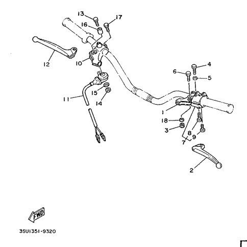 VORDERRAD-BREMSLICHTSCHALTE