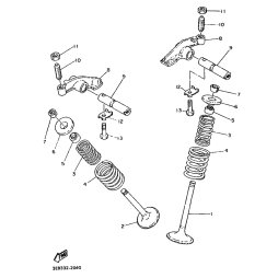 HALTER, VENTILFEDER