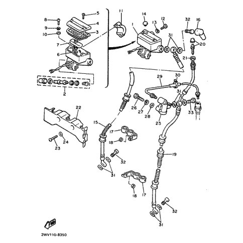 HALTER, BREMSSCHLAUCH