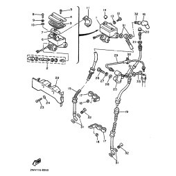 HALTER, BREMSSCHLAUCH