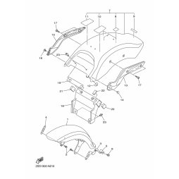 HINTERRADKOTFLUGEL KOMPL.