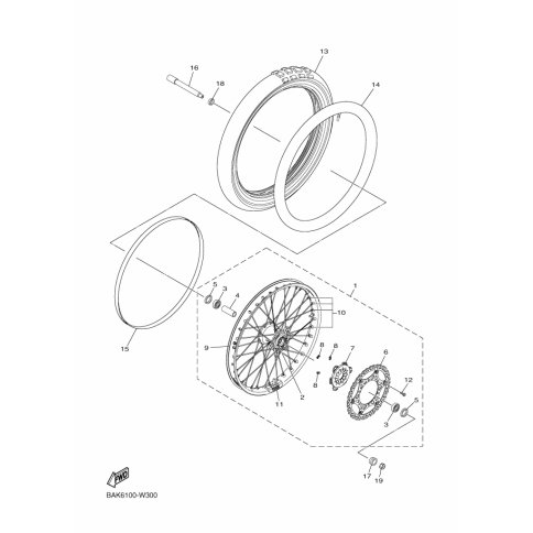 RADFELGE KOMPL. , VORNE