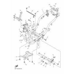 BRACKET, LEG SHIEL