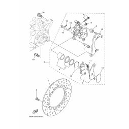 BREMSSATTEL KOMPL., HINTEN