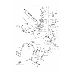 HALTER, BREMSSCHLAUCH