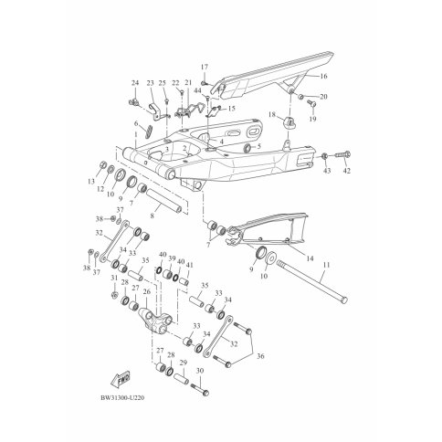 HALTER, BREMSSCHLAUCH