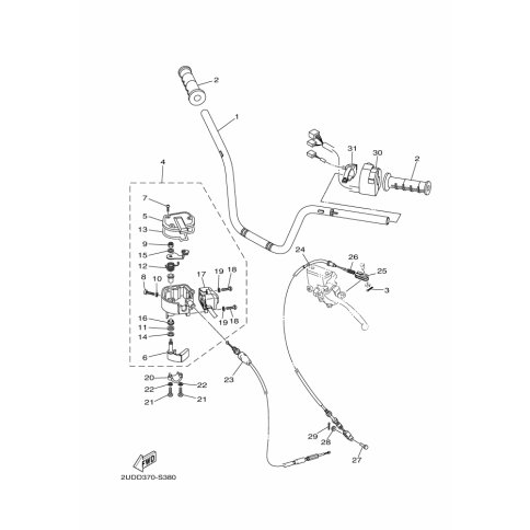 THROTTLE LEVER ASSY