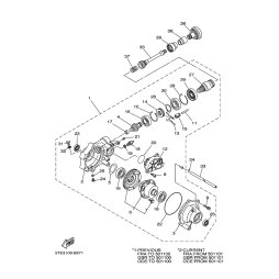 FRONT AXLE GEAR CASE COMP