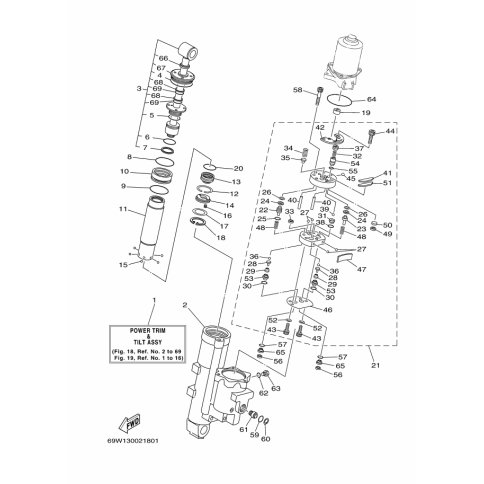 CYLINDER, TILT SUB ASSY
