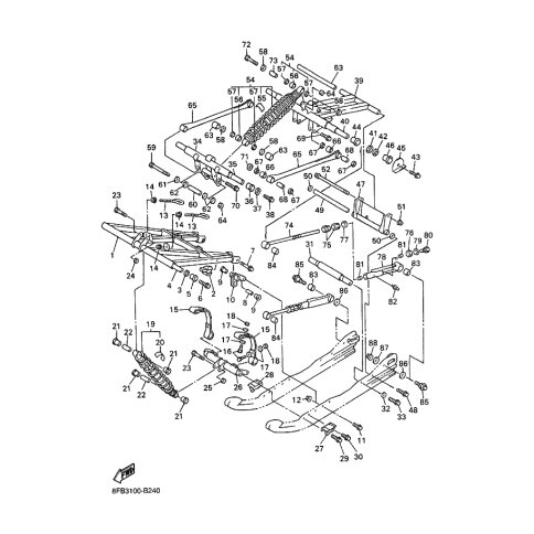 BRACKET, REAR 1