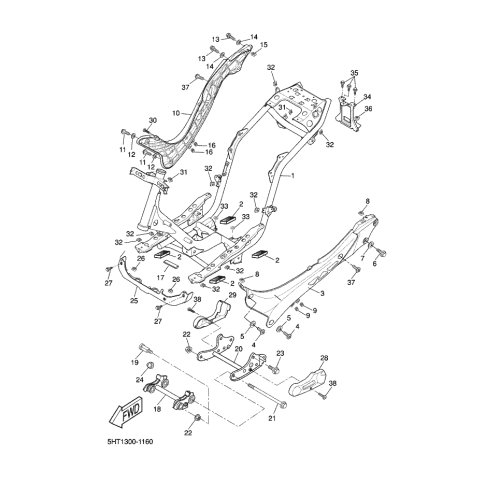 SEAT, RAIL 1(L)