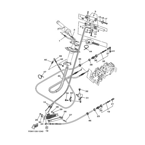 CABLE,NOZZLE CONTROL 3