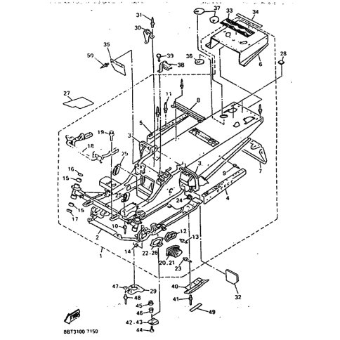 REINEFORCEMENT, FRAME REAR 1